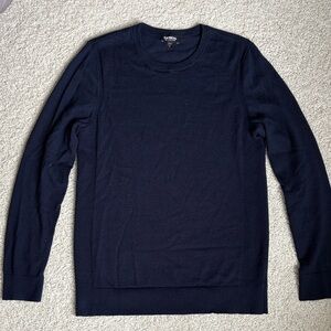 Express Navy Blue Crewneck Sweater
